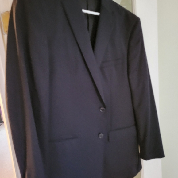 Men's XL Calvin Klein Navy Suit Jacket - Picture 2 of 6